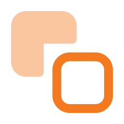 Send to back icon, Flat style