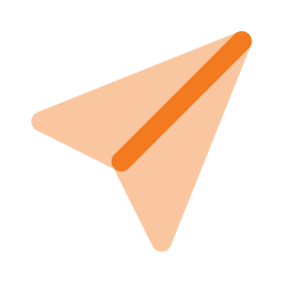 Send icon, Flat style