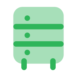 Server rack icon, Flat style