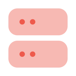 Servers icon, Flat style