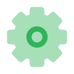 Settings icon, Flat style