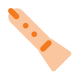 Shehnai icon, Flat style
