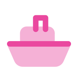 Ship icon, Flat style