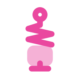 Shock absorber icon, Flat style