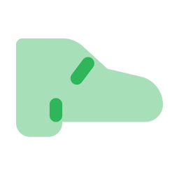 Shoe icon, Flat style