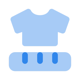 Size guide icon, Flat style