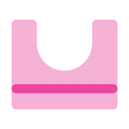Skate ramp icon, Flat style