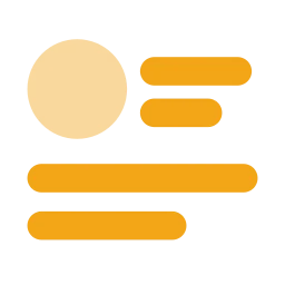 Skeleton loader icon, Flat style