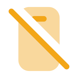 Smartphone off icon, Flat style