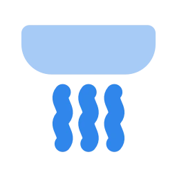 Smoke detector icon, Flat style