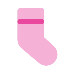 Sock icon, Flat style