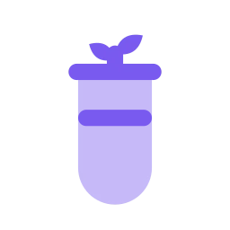 Soil test icon, Flat style
