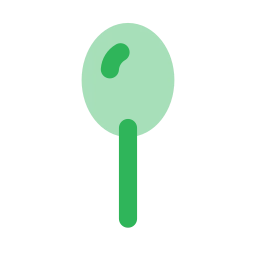 Spoon icon, Flat style