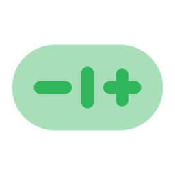 Stepper icon, Flat style