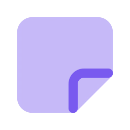 Sticker icon, Flat style