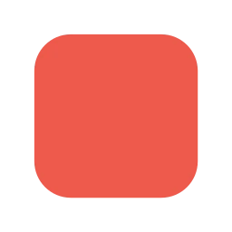 Stop icon, Flat style