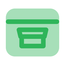 Store builder icon, Flat style
