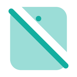 Tablet off icon, Flat style