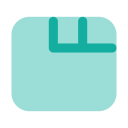 Tabs icon, Flat style
