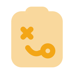 Tactics board icon, Flat style