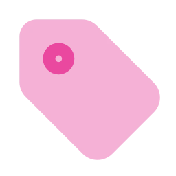 Tag icon, Flat style
