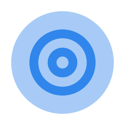 Target icon, Flat style