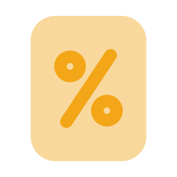 Tax icon, Flat style