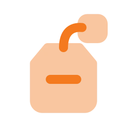 Teabag icon, Flat style