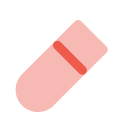 Test tube icon, Flat style