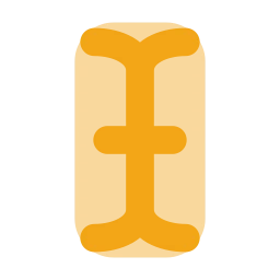 Text cursor icon, Flat style