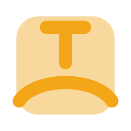 Text on path icon, Flat style