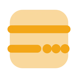 Text truncate icon, Flat style