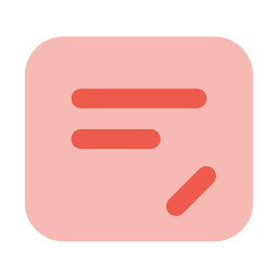 Textarea icon, Flat style
