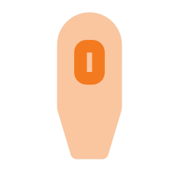 Thermometer medical icon, Flat style