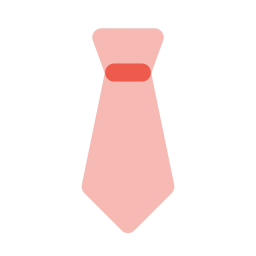 Tie icon, Flat style