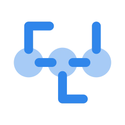 Timeline icon, Flat style