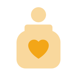 Tip jar icon, Flat style