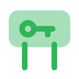 To let board icon, Flat style