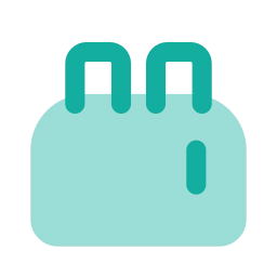 Toaster icon, Flat style