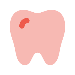 Tooth icon, Flat style