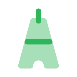 Tower lattice icon, Flat style