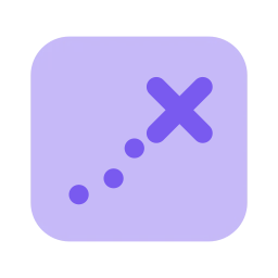 Treasure map icon, Flat style