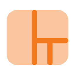Treemap icon, Flat style