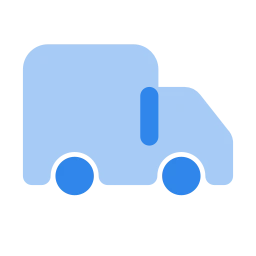 Truck icon, Flat style