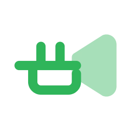 Trumpet icon, Flat style