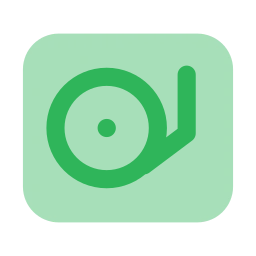 Turntable icon, Flat style
