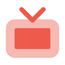 Tv icon, Flat style
