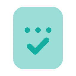 Two factor icon, Flat style