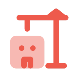 Under construction icon, Flat style