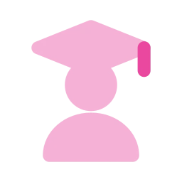Upskilling icon, Flat style